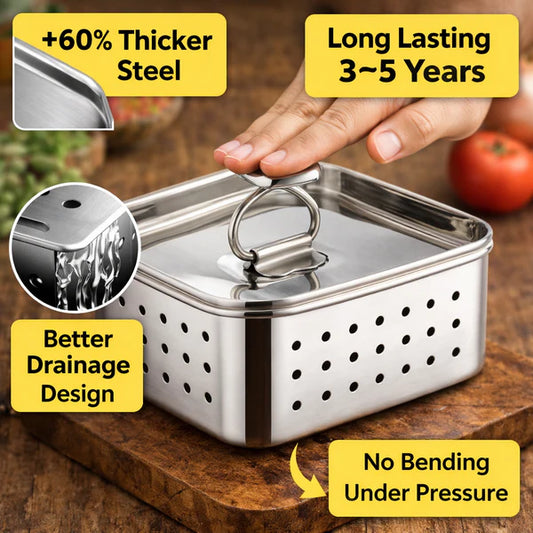 DURABLE Stainless Steel Paneer Maker Mould, Make 550ml Paneer At Home