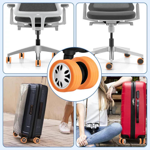 Blinkaroo's Silicone Suitcase Wheel Cover Protectors