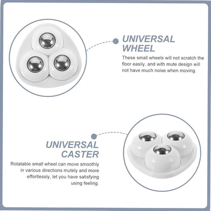 Blinkaroo's Heavy Duty Rotating 3 Steel Balls Moving Wheels ( Furniture Mover Wheels )