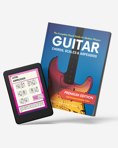Only Guitars: Chords, Scales & Arpeggios Combined Edition by Piranhamusiclab