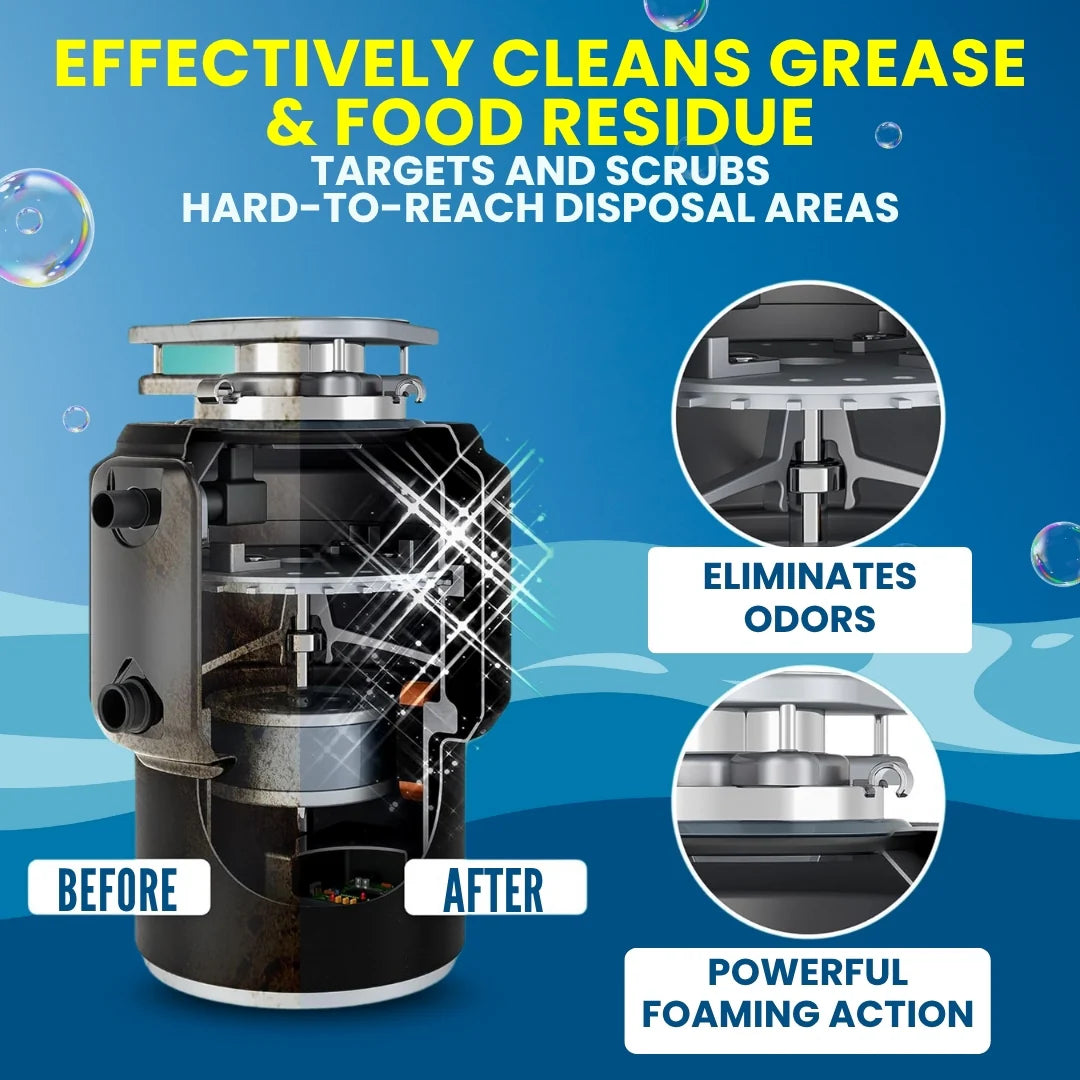 LemonBlast Yellow Bubble Tablets  Odor Eliminator + Blockage Remover BUY 12 GET 12 FREE