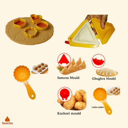 Festive Sancha Sets : Make Traditional Sweets and Snacks Easy! ( Set of 13 )