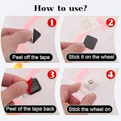 Blinkaroo's Heavy Duty 360°  Rotating Moving Wheels ( Furniture Mover Wheels )