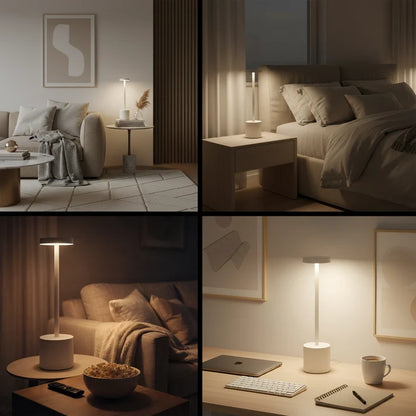 Blinkaroo's Touch LED Table Lamp – Minimal Rechargeable, Dimmable & Cordless LED Light