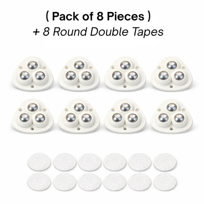 SmoothRoll 360° Furniture Moving Wheels