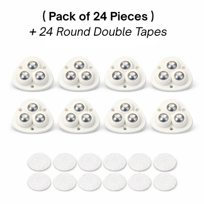 Heavy Duty 360° Rotating Furniture Mover Wheels