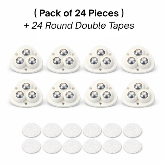 Heavy Duty 360° Rotating Furniture Mover Wheels