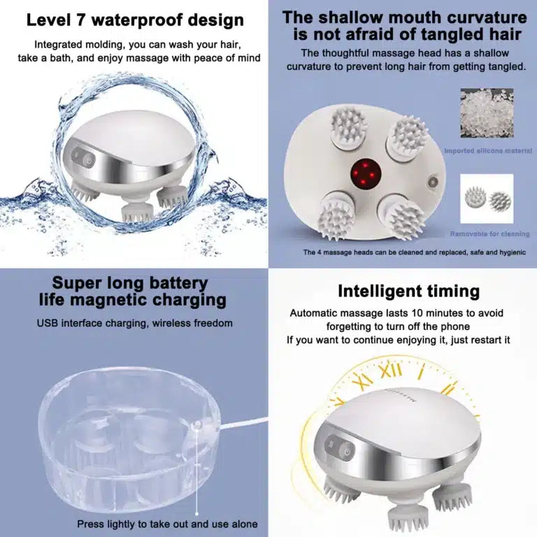 Smart Scalp Massager™ Intelligent Electric Head Massager
