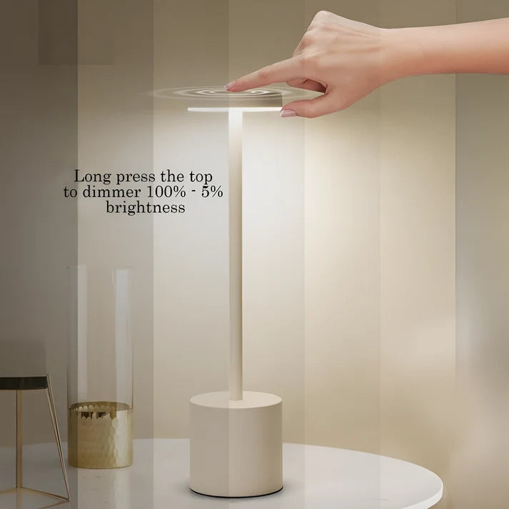 Blinkaroo's Touch LED Table Lamp – Minimal Rechargeable, Dimmable & Cordless LED Light