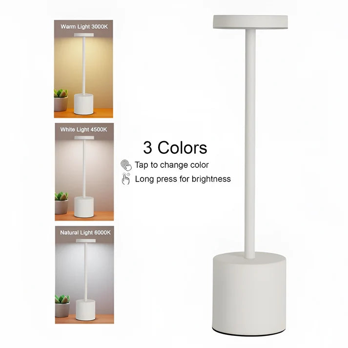Blinkaroo's Touch LED Table Lamp – Minimal Rechargeable, Dimmable & Cordless LED Light