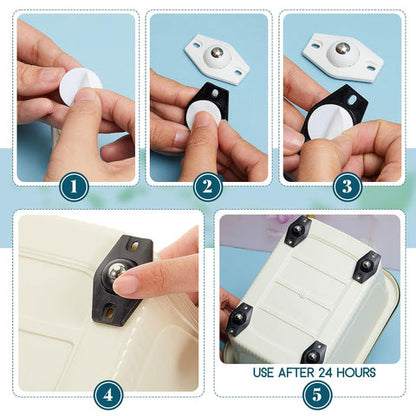 Blinkaroo's Heavy Duty 360°  Rotating Moving Wheels ( Furniture Mover Wheels )