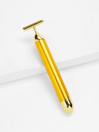 24K Gold Energy Beauty Bar Electric Facial Massage Roller