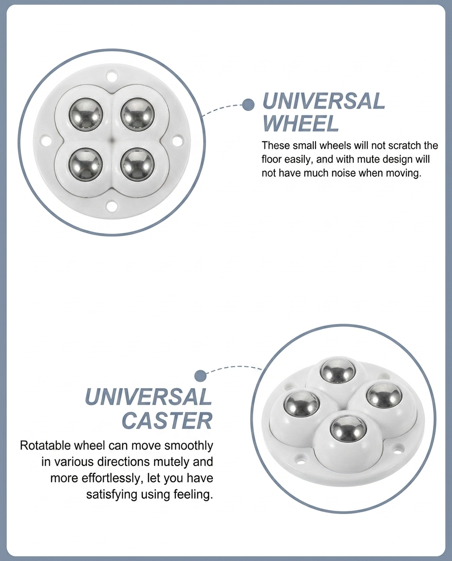 SmoothRoll 360° Furniture Moving Wheels
