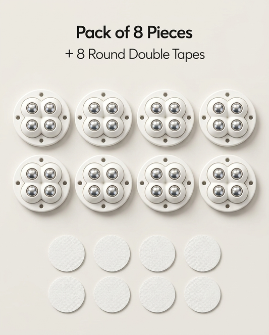 SmoothRoll 360° Furniture Moving Wheels