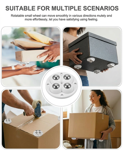SmoothRoll 360° Furniture Moving Wheels