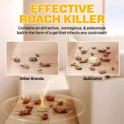 RoachShield Natural Gel – Safe & Powerful Cockroach Killer for Kitchens, Bathrooms & Cabinets ( 24 Pcs )