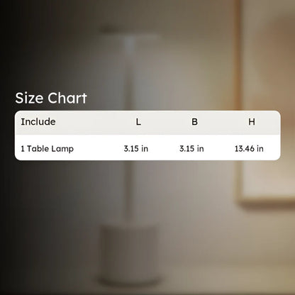 Blinkaroo's Touch LED Table Lamp – Minimal Rechargeable, Dimmable & Cordless LED Light