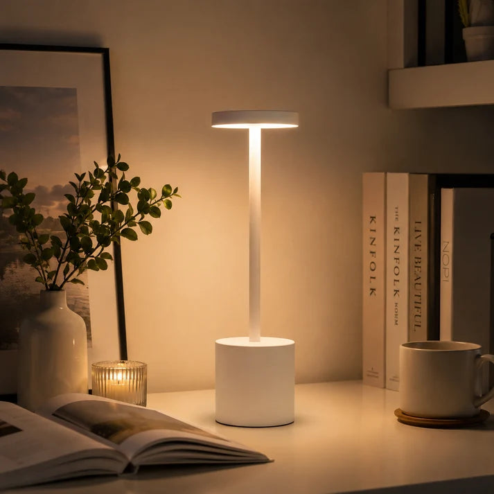 Blinkaroo's Touch LED Table Lamp – Minimal Rechargeable, Dimmable & Cordless LED Light